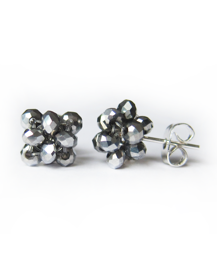 Earrings Nail Silver