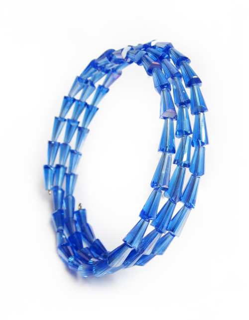 Bracelet Cristal Trigone Blue