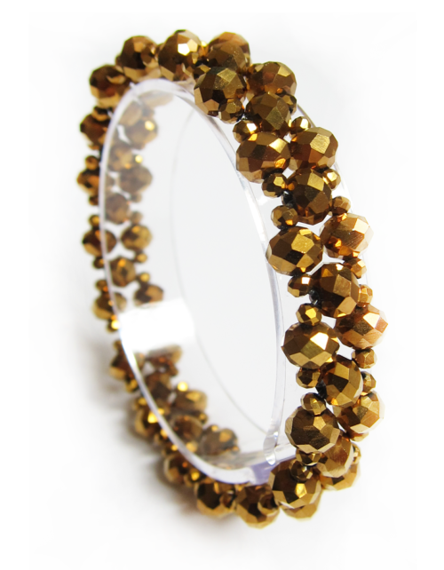 Bracelet Cristal Jaspe Or